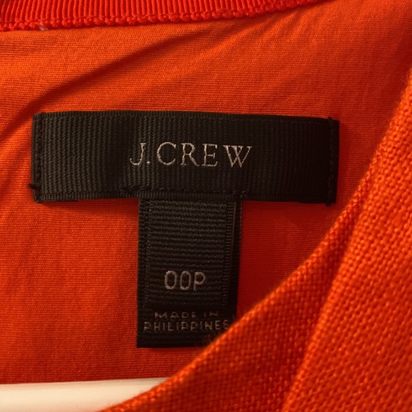 J. Crew red midi dress size 00P - Picture 3 of 5